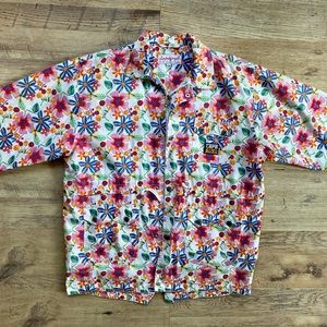 Floral Print Windbreaker
